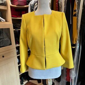 Hobbs London Yellow Size Six Evening Jacket
